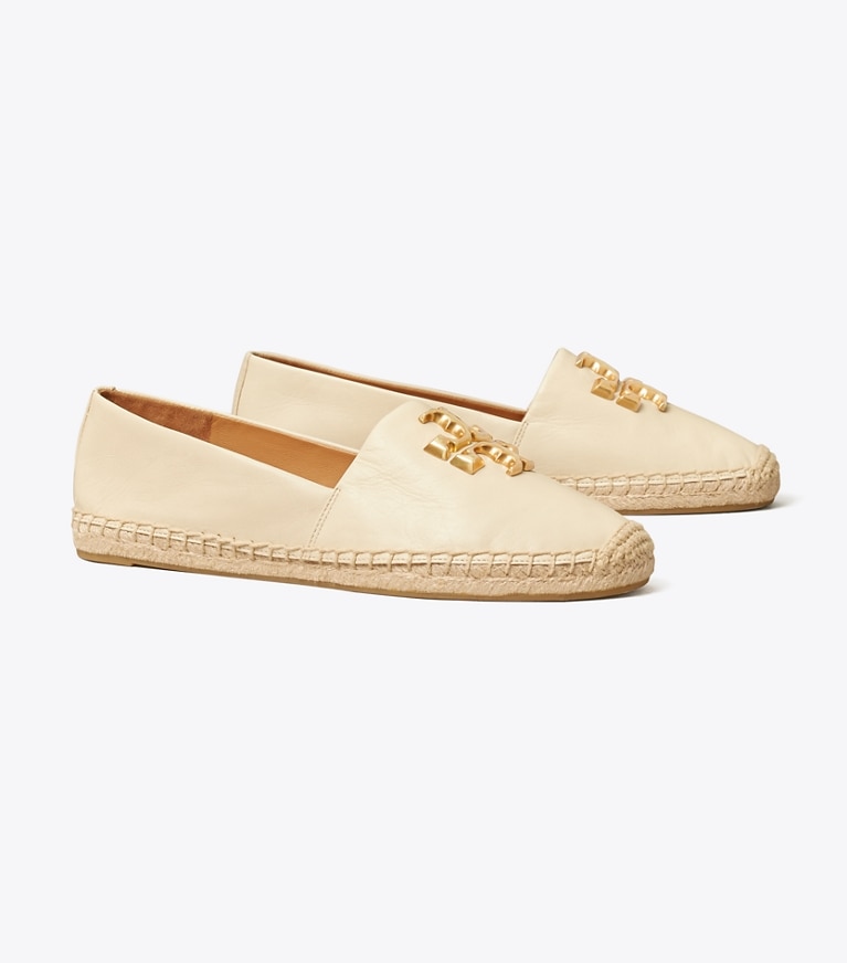 Tory Burch designer espadrilles Eleanor Espadrille in New Cream angle