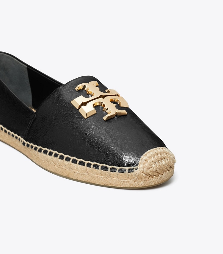 Tory Burch designer espadrilles Eleanor Espadrille in PERFECT BLACK detail