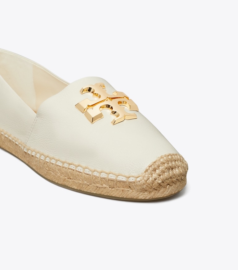 Tory Burch designer espadrilles Eleanor Espadrille in LIGHT CREAM angle