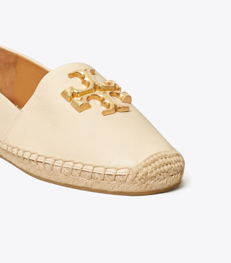 Tory Burch designer espadrilles Eleanor Espadrille in New Cream angle