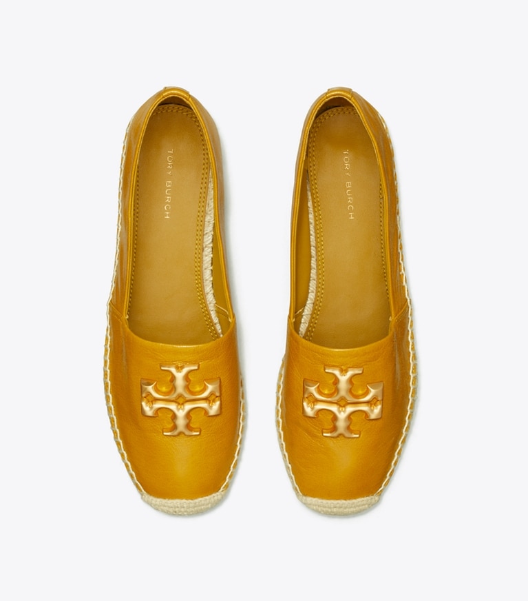 Tory Burch designer espadrilles Eleanor Espadrille in Ochre Spice angle