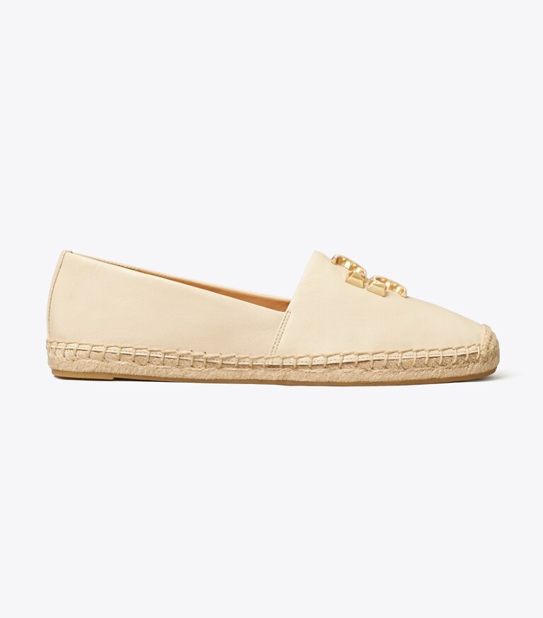 Tory Burch designer espadrilles Eleanor Espadrille in New Cream angle