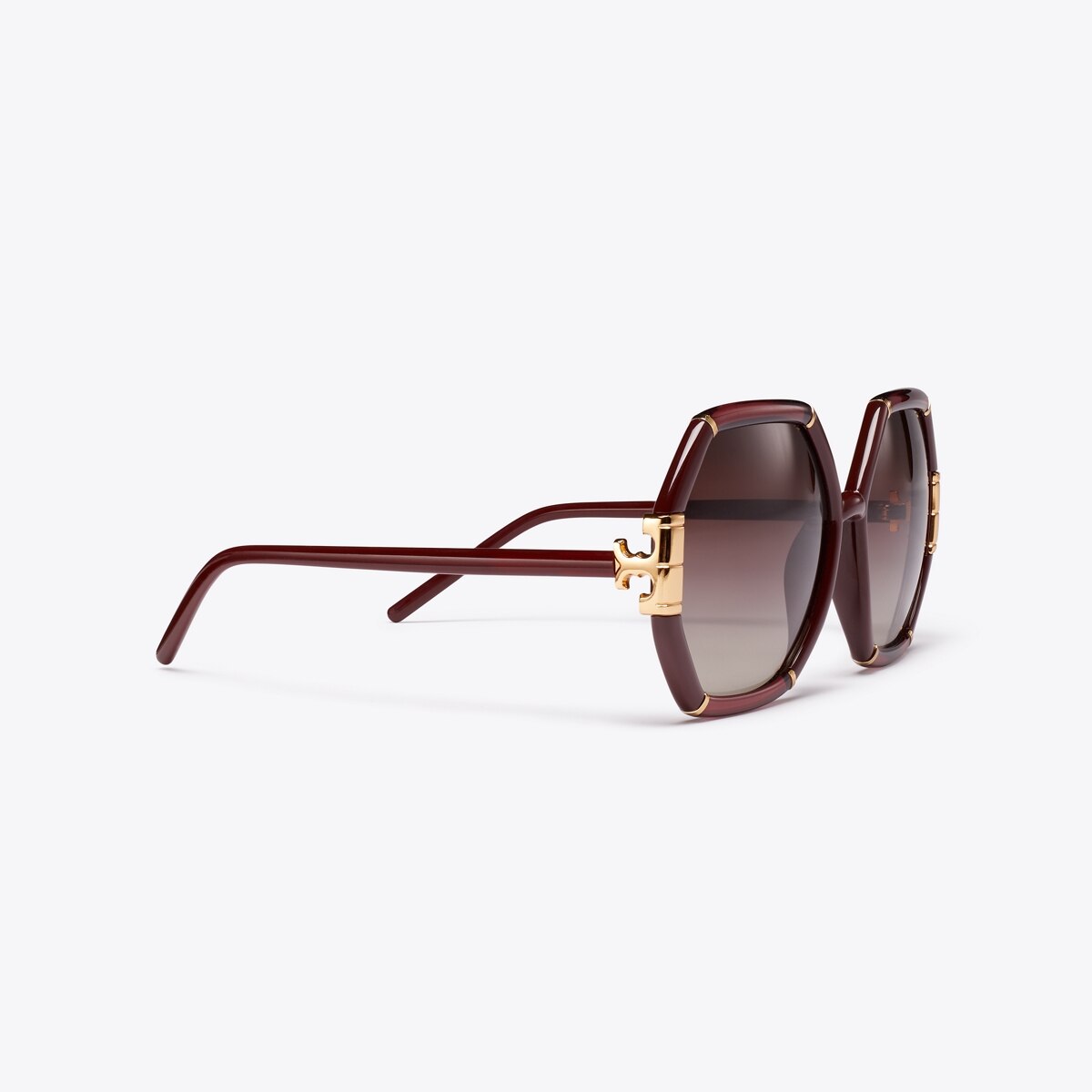 Tory Burch Oversized Geometric Sunglasses with Soft Case + Hard Case Case Nwt ❤️ Kira Oversized Geometric Sunglasses: Women main image 3