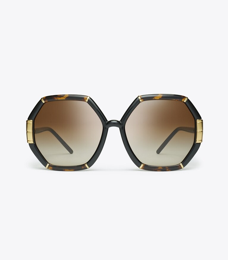 Tory burch discount geometric sunglasses