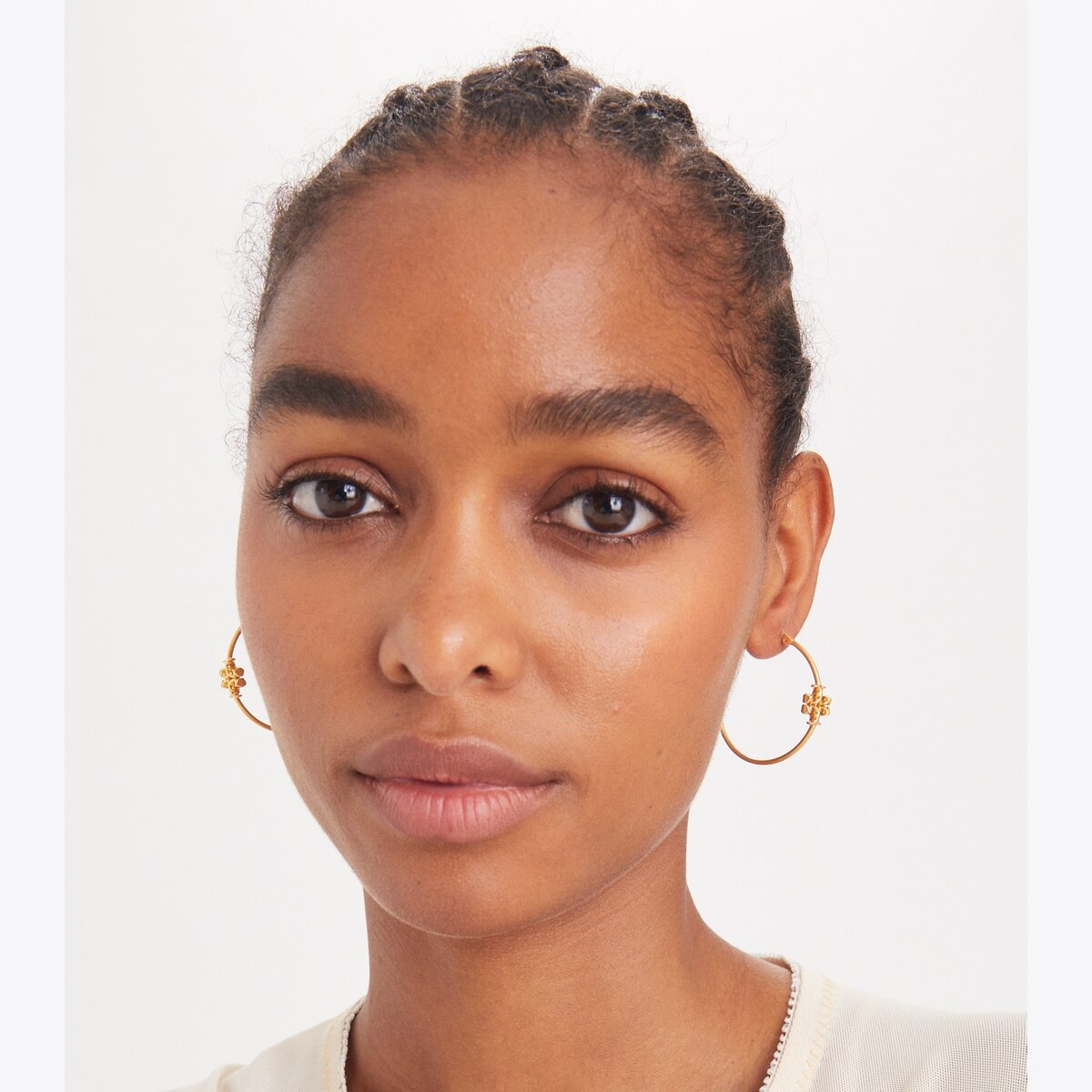Eleanor Hoop Earring Women s Designer Earrings Tory Burch