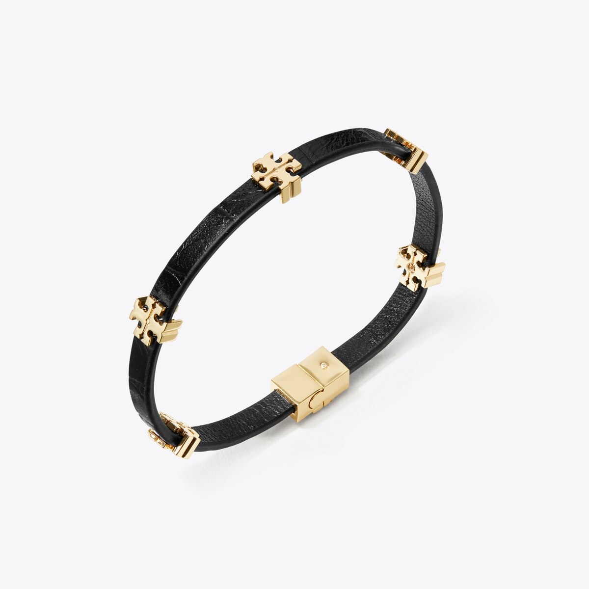 Tory Burch 【関税送料込】Eleanor レザーブレスレット トリーバーチ TORY BURCH TORY BURCH ブレスレット ELEANOR BIO