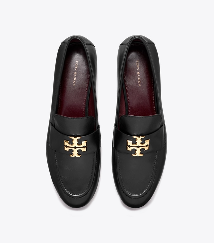 Tory Burch designer フラット エレノア ローファー ワイド in PERFECT BLACK オーバーヘッド