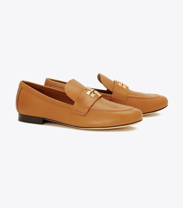 Tory Burch designer フラット エレノア ローファー in CARAMEL CORN angle