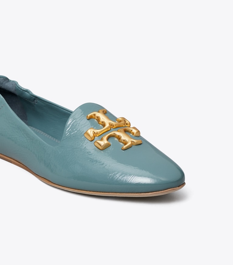 Tory Burch designer flats Eleanor Loafer in New Arctic angle