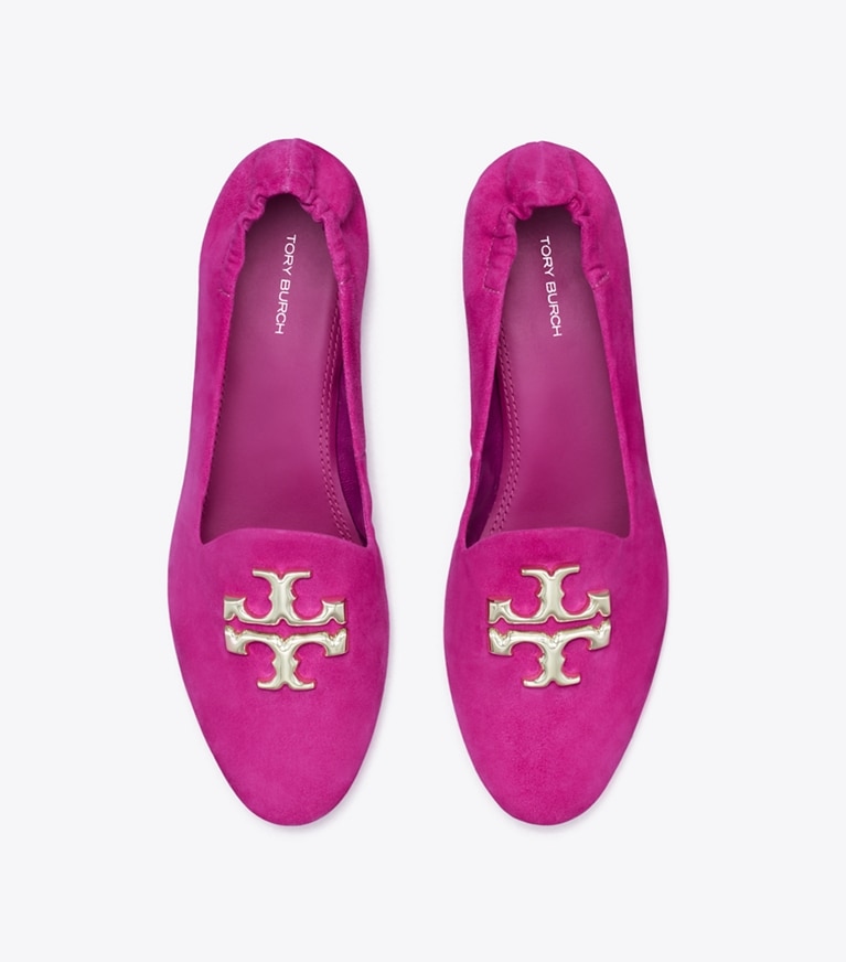 Tory Burch designer flats Eleanor Loafer in Fuchsia angle