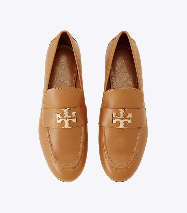 Tory Burch designer フラット エレノア ローファー in CARAMEL CORN オーバーヘッド