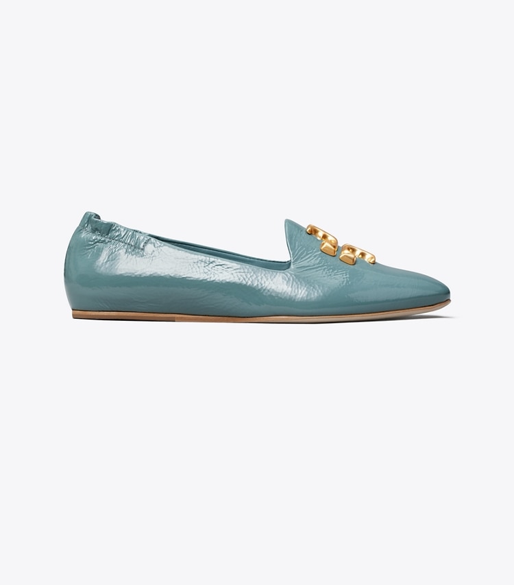 Tory Burch designer flats Eleanor Loafer in New Arctic side