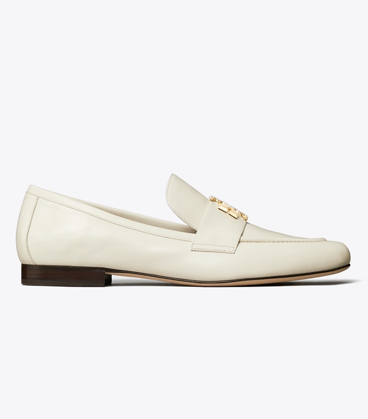 Tory Burch designer flats Eleanor Loafer in LIGHT CREAM side