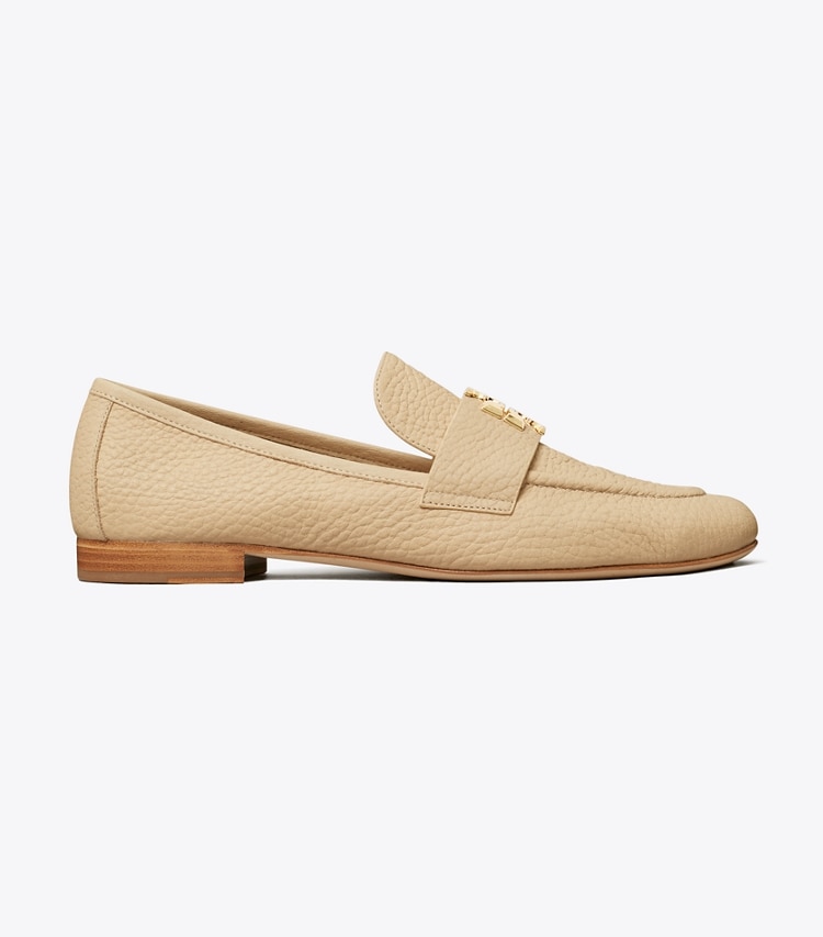 Tory Burch designer flats Eleanor Loafer in SAND STONE side