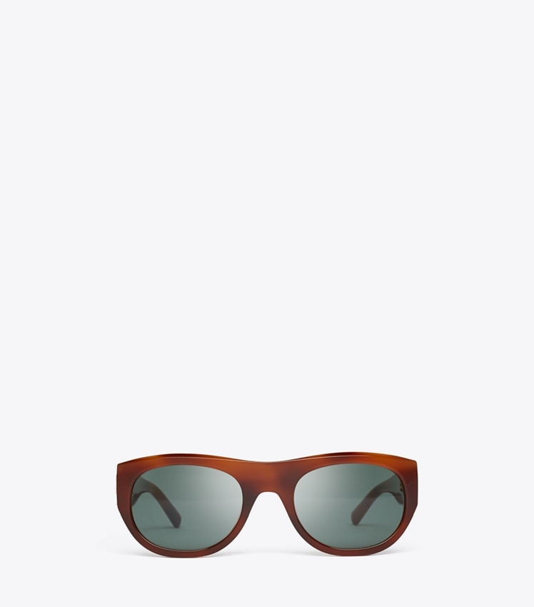 Eleanor Oval Sunglasses by Tory Burch