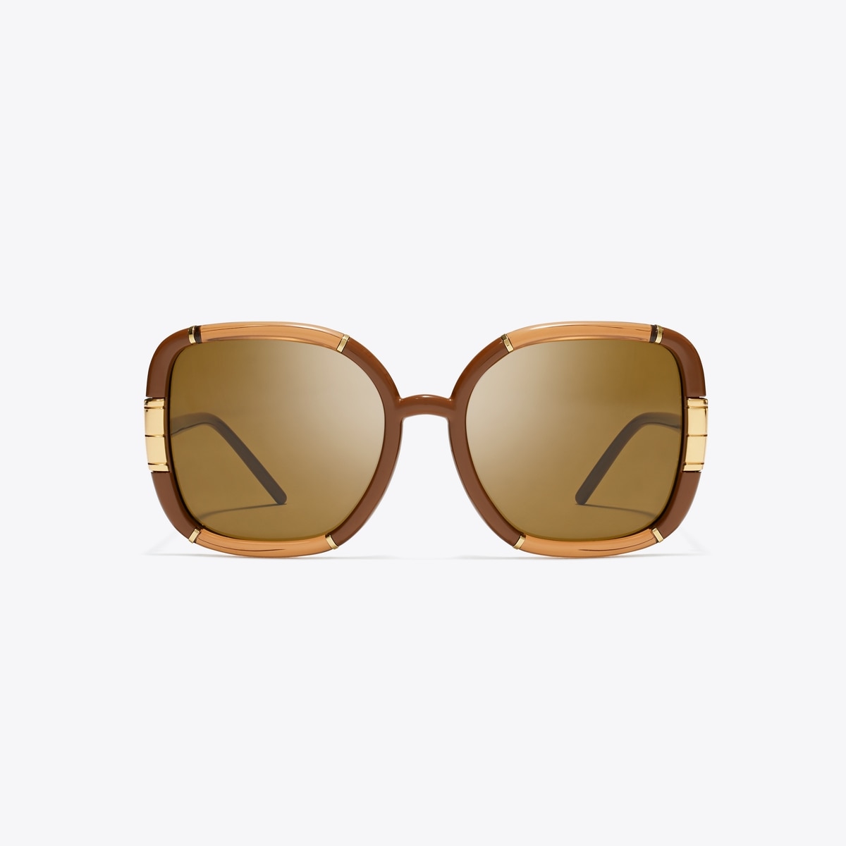 Tory Burch deals New Brown Tortoise with Gold Sunnies