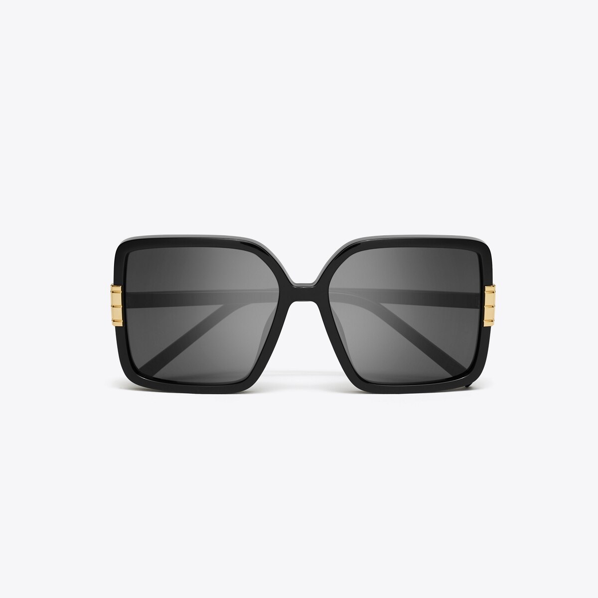 Tory Burch Ivory Sunglasses with Vibrant Orange Case Eleanor Oversized Square Sunglasses: Women main image 4