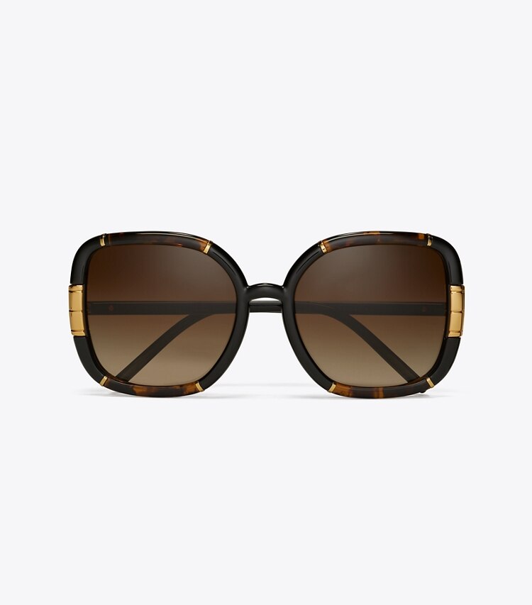 Tory Burch Ivory Oversized Sunglasses