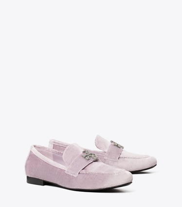 Tory Burch designer フラット エレノア パヴェ ローファー in LILAC angle
