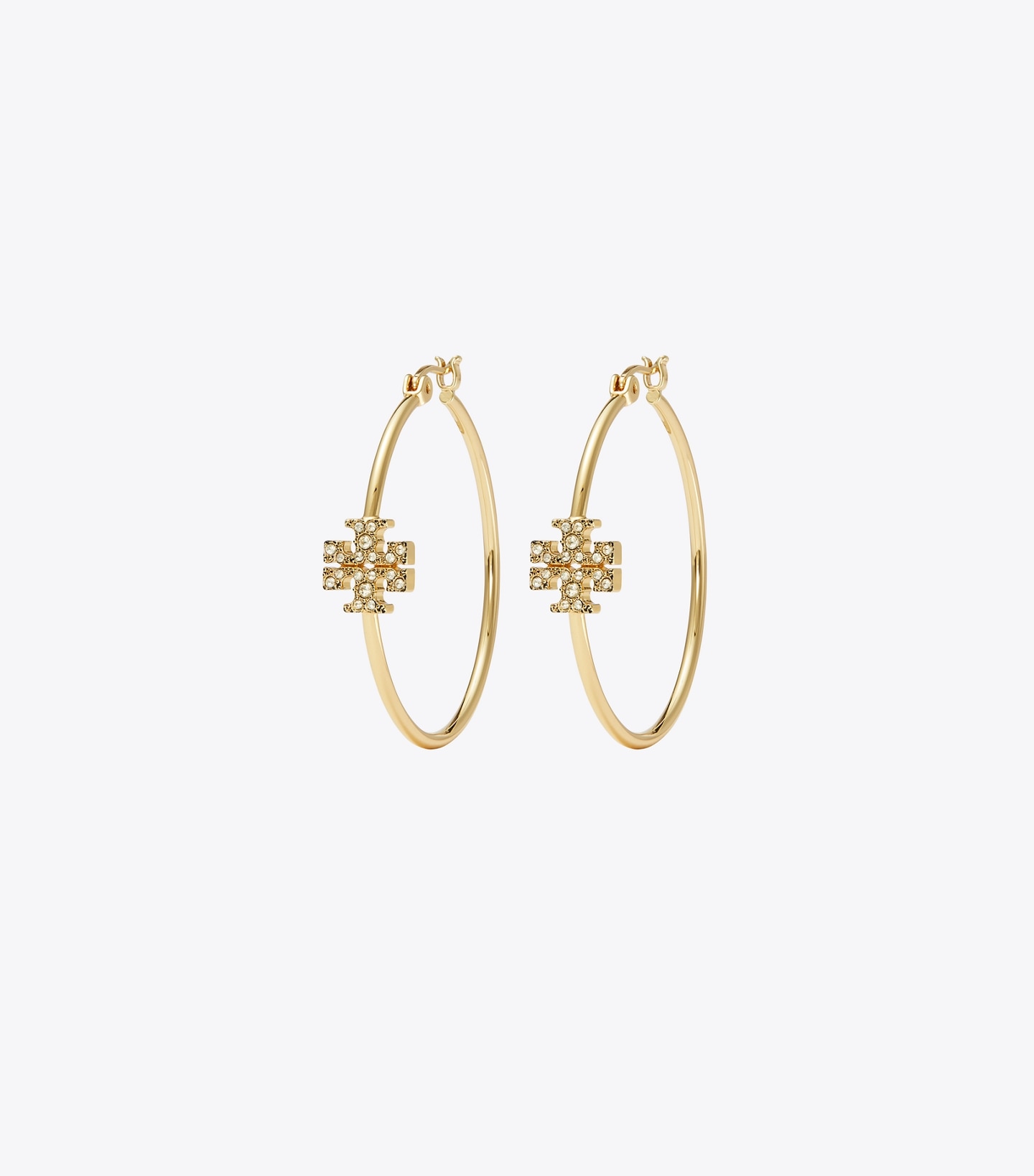 Eleanor Pavé Hoop Earring