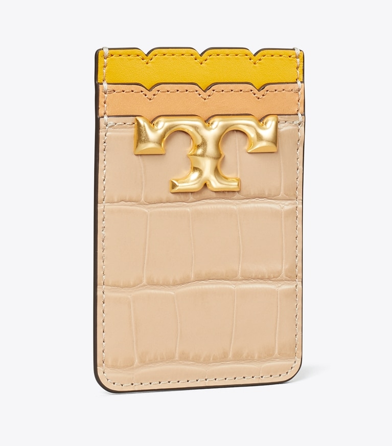 Tory Burch designer tech accessories Eleanor Phone Card Pocket in PERFECT SAND phone