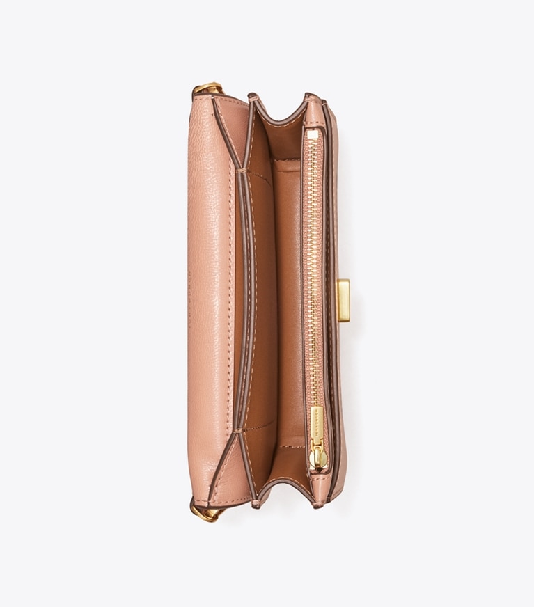 Tory Burch designer crossbody bags Eleanor Phone Crossbody in MEADOWSWEET angle