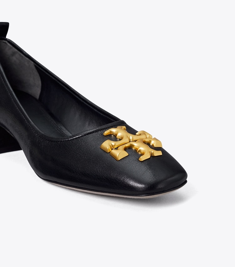Tory Burch designer heels Eleanor Pump in PERFECT BLACK detail