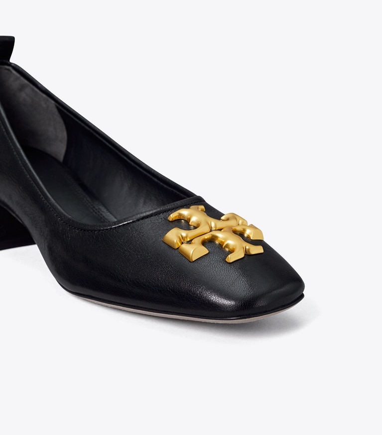 Tory Burch designer heels Eleanor Pump in PERFECT BLACK angle