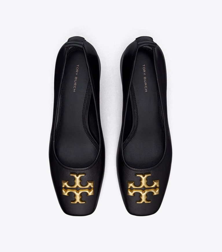 Tory Burch designer heels Eleanor Pump in PERFECT BLACK angle