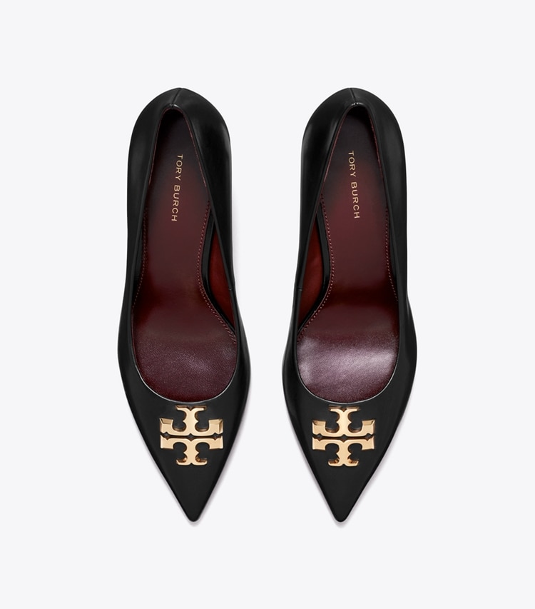 Tory Burch designer heels Eleanor Pump in PERFECT BLACK overhead
