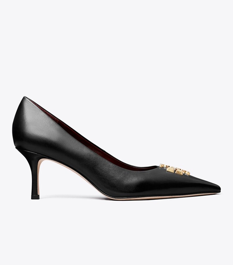 Tory Burch designer heels Eleanor Pump in PERFECT BLACK side
