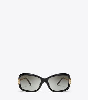 TORY BURCH ELEANOR RECTANGLE SUNGLASSES Eleanor Rectangle Sunglasses: Women main image 3