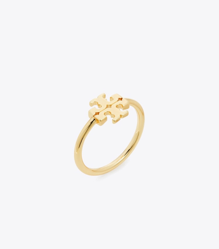 Tory Burch designer rings Eleanor Ring in Tory Gold angle