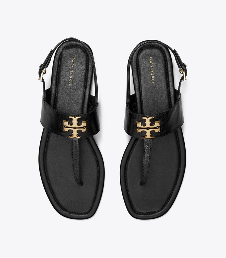 Tory Burch designer sandalen Eleanor Sandale in PERFECT BLACK von oben