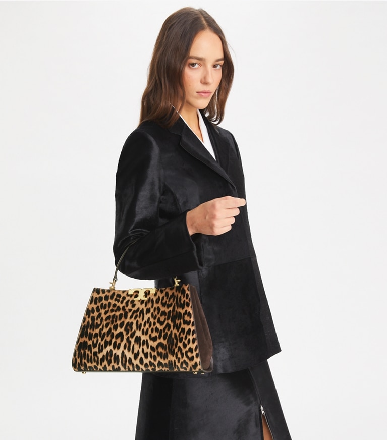 Tory Burch designer satchels Eleanor Satchel in Multi angle