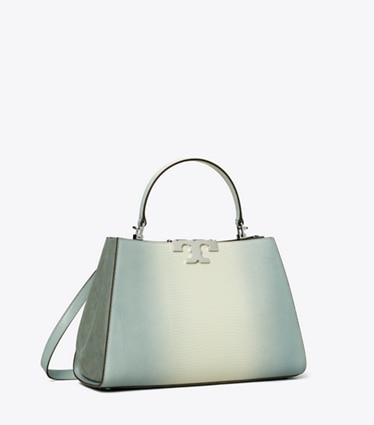 Tory Burch designer サッチェルバッグ エレノア サッチェル in Blanc angle