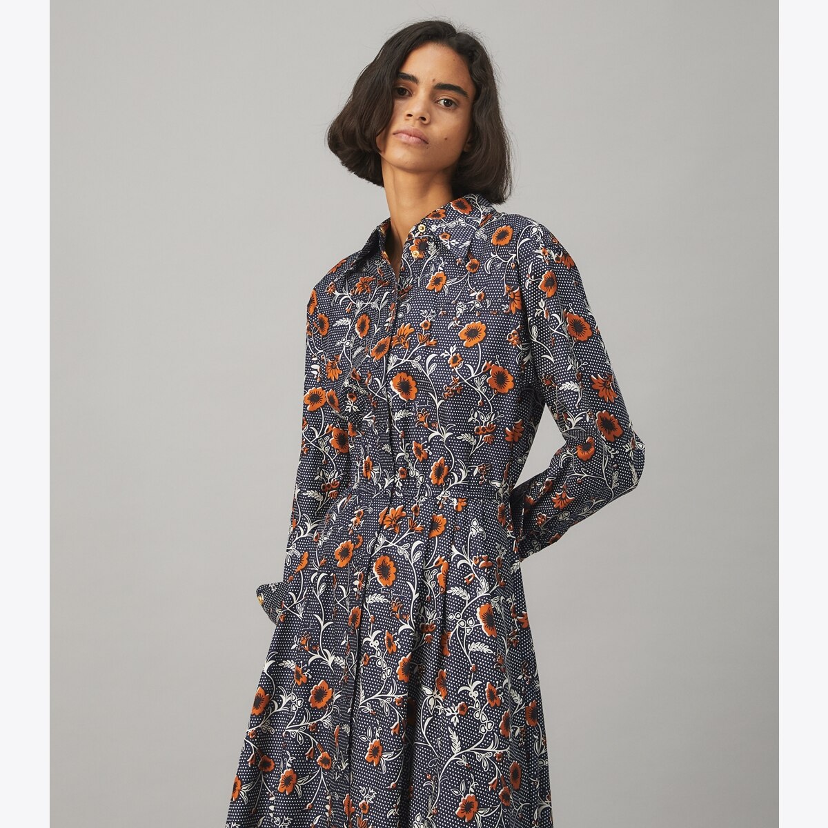 Eleanor Silk Twill Dress: Women 