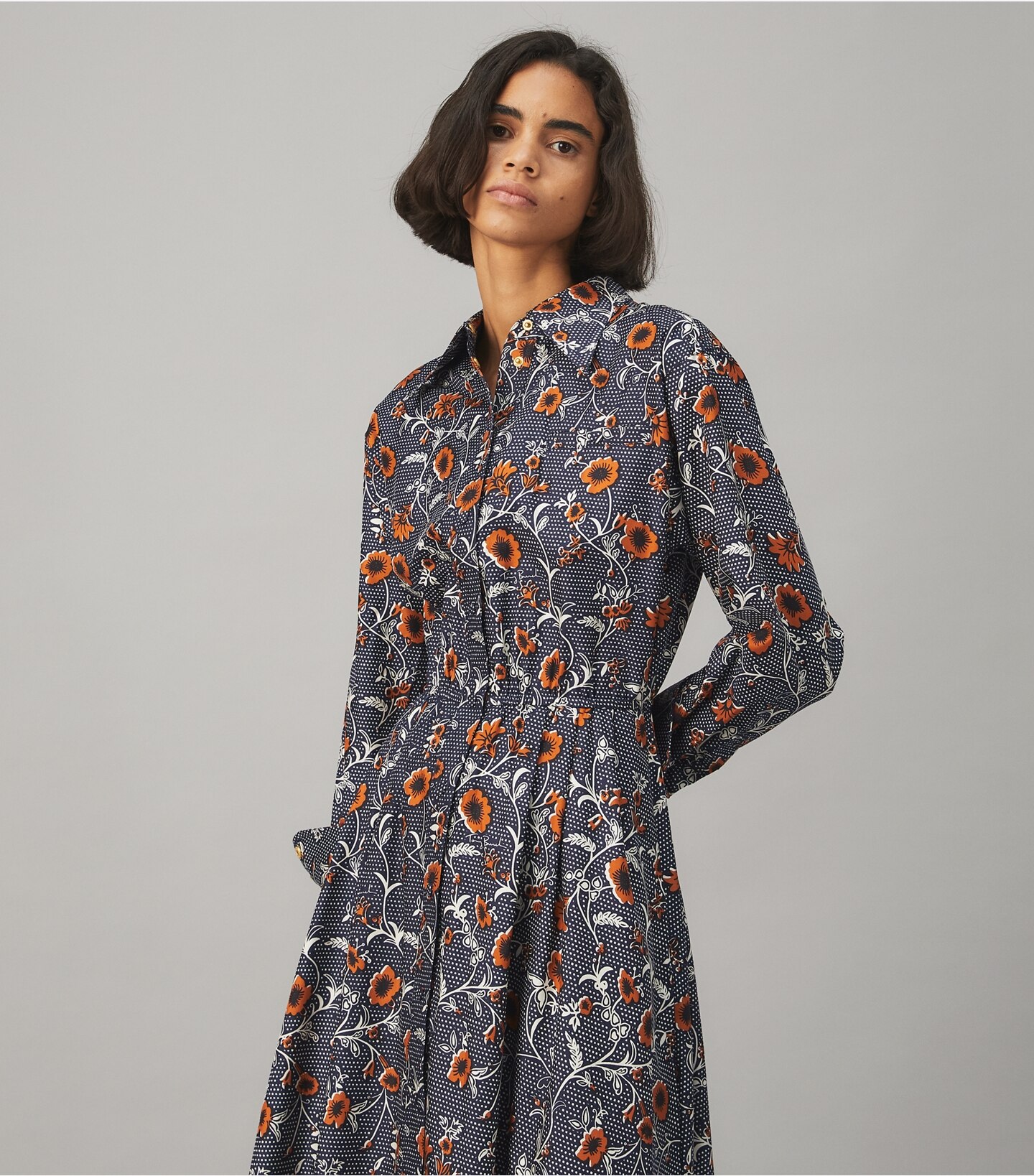 Eleanor Silk Twill Dress