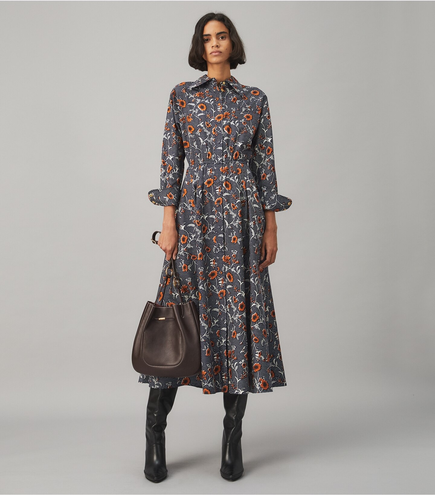 Eleanor Silk Twill Dress