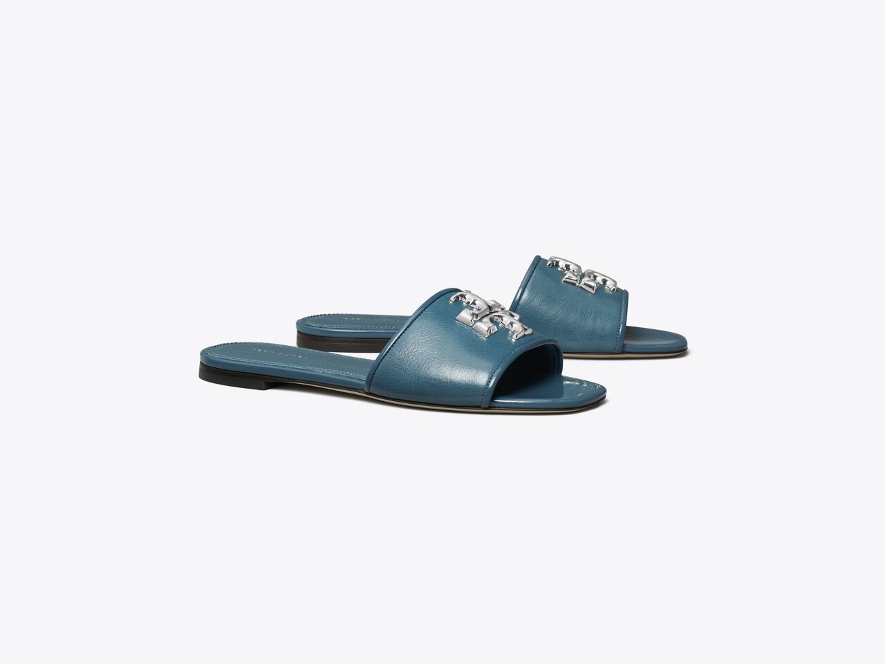 Tory burch blue discount slides