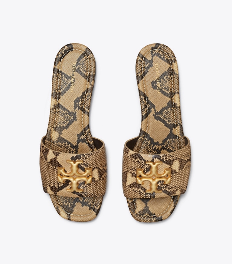 Snake print clearance tory burch sandals