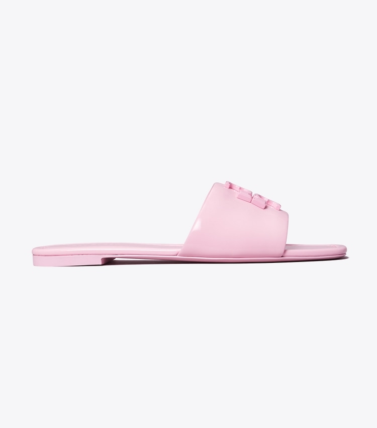Tory Burch designer sandals Eleanor Slide in PETUNIA side