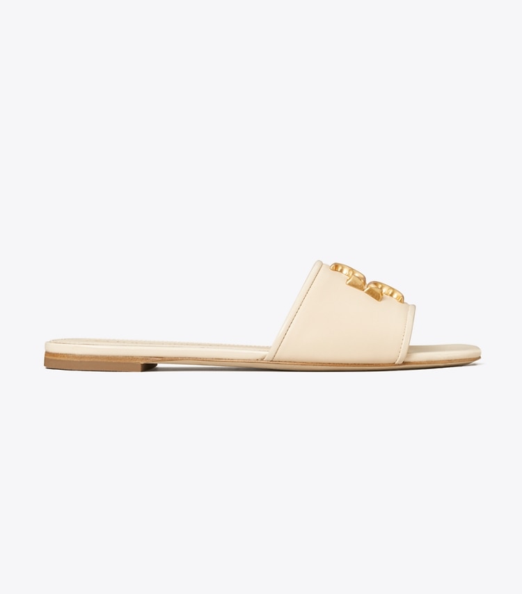 Tory Burch designer sandals Eleanor Slide in New Cream side