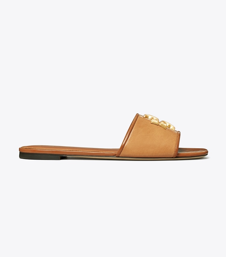 Tory Burch designer sandals Eleanor Slide in BOURBON side