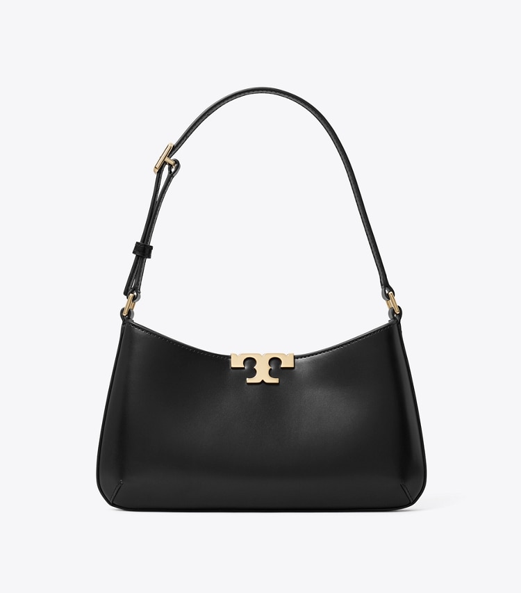 Tory Burch designer shoulder bags Eleanor Slim Shoulder Bag in Black front