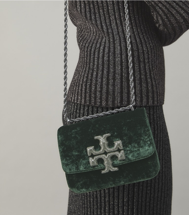 Tory burch cheap velvet bag