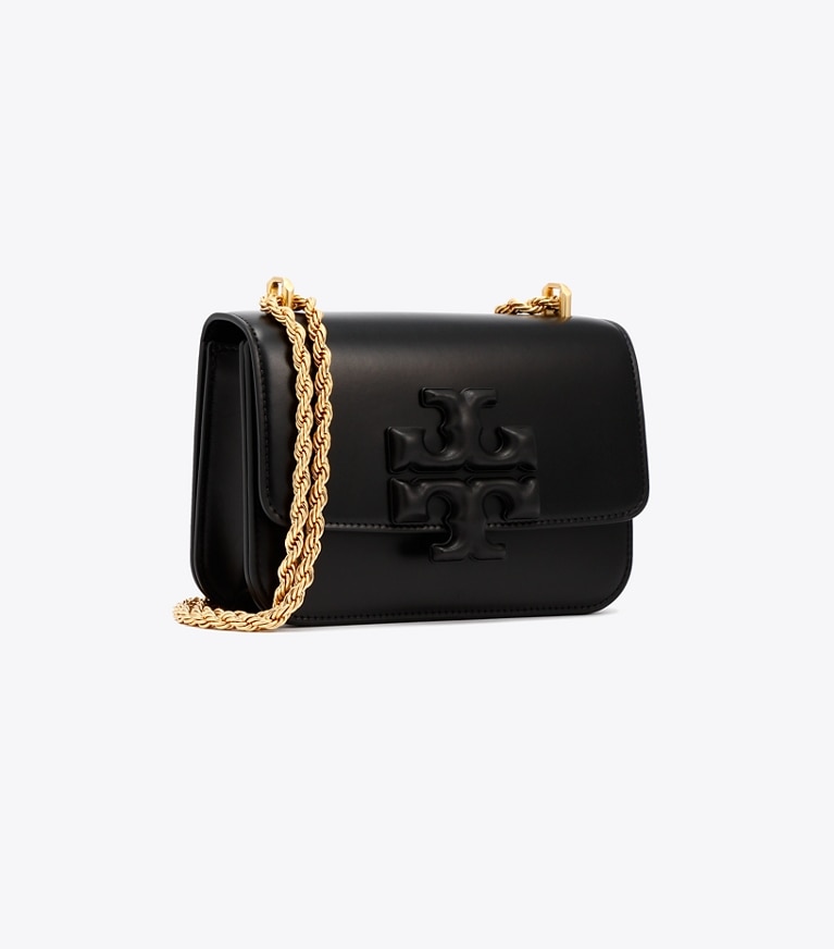 Tory Burch designer shoulder bags Eleanor Small Bag in Black angle