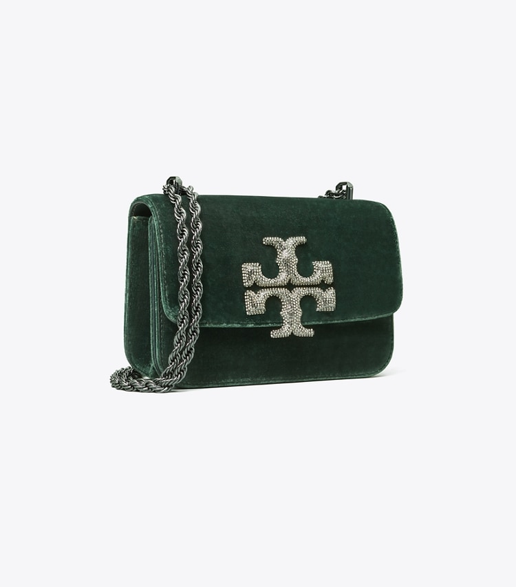 Tory Burch designer shoulder bags Eleanor Small Bag in English Green angle