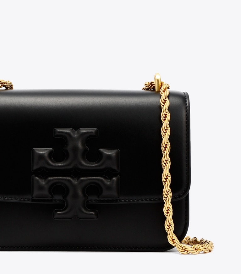 Tory Burch designer shoulder bags Eleanor Small Bag in Black angle
