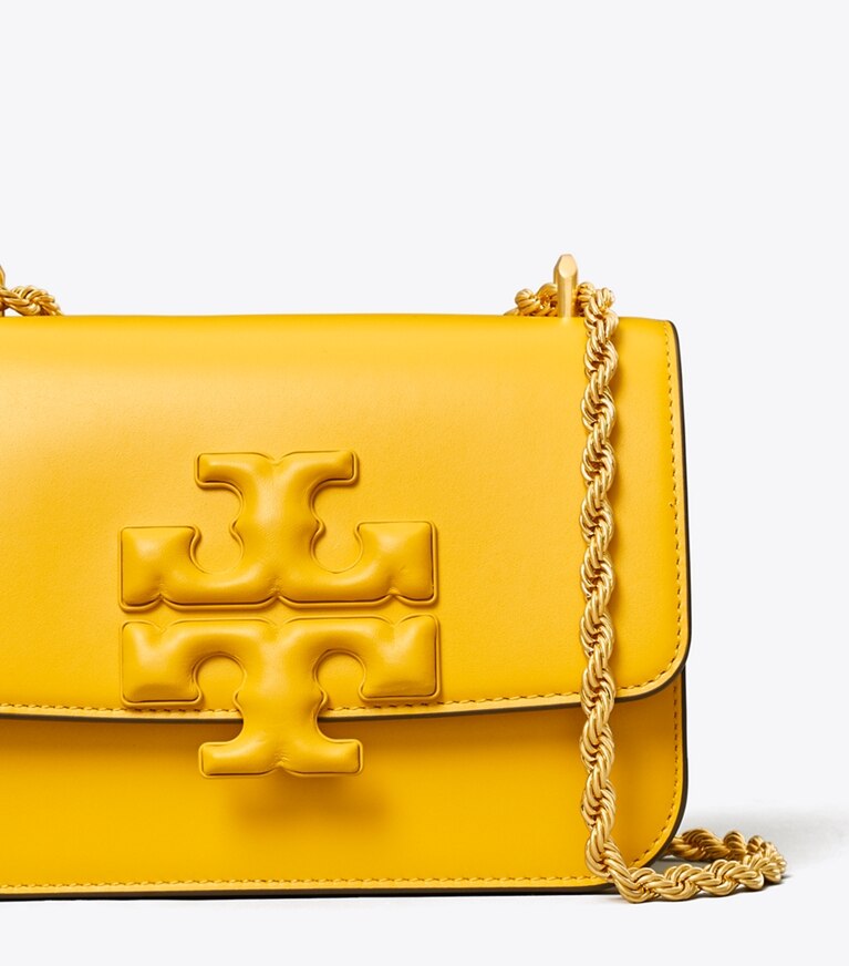 Tory Burch designer shoulder bags Eleanor Small Bag in Golden Crest angle